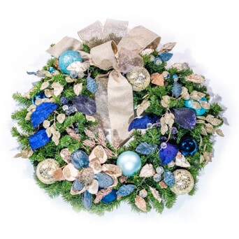 midnight jewels wreath