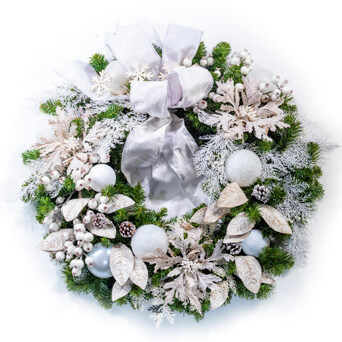 winter luxe wreath