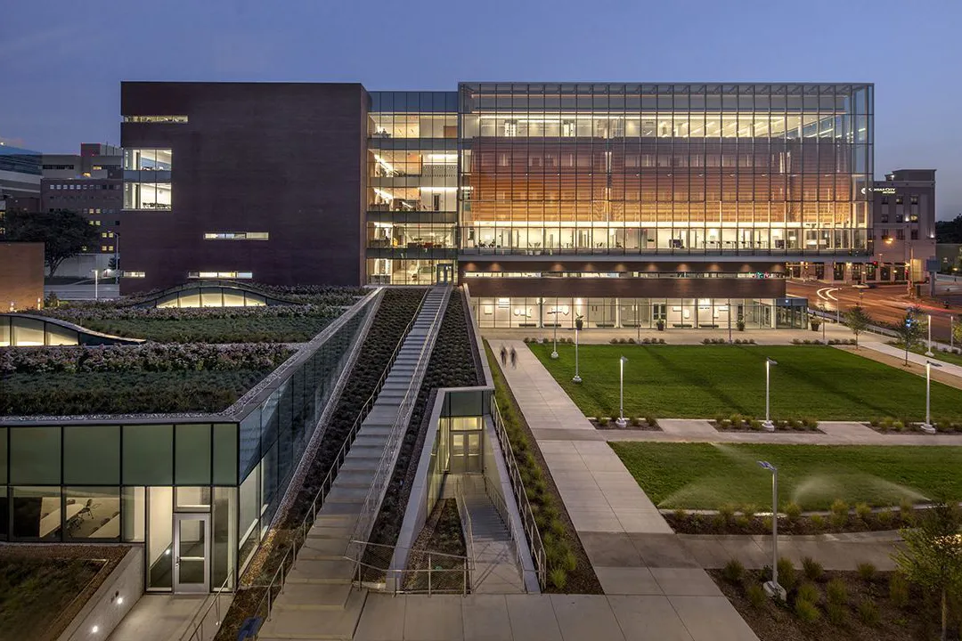 Biophilic design creates inspiring learning spaces on college campuses.