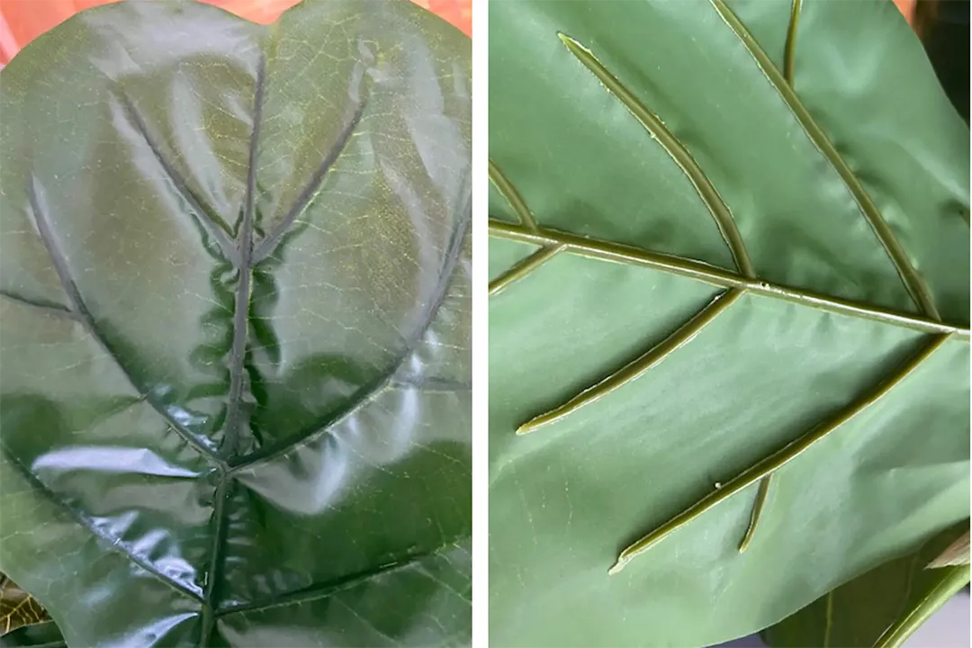 See how mass-produced fake plants are cheaply made.