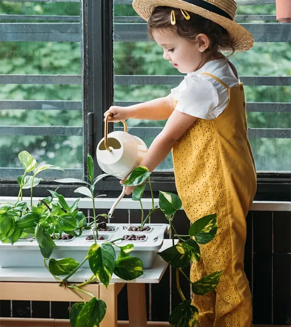 Nature’s impact on kids — interior landscaping aids in child development