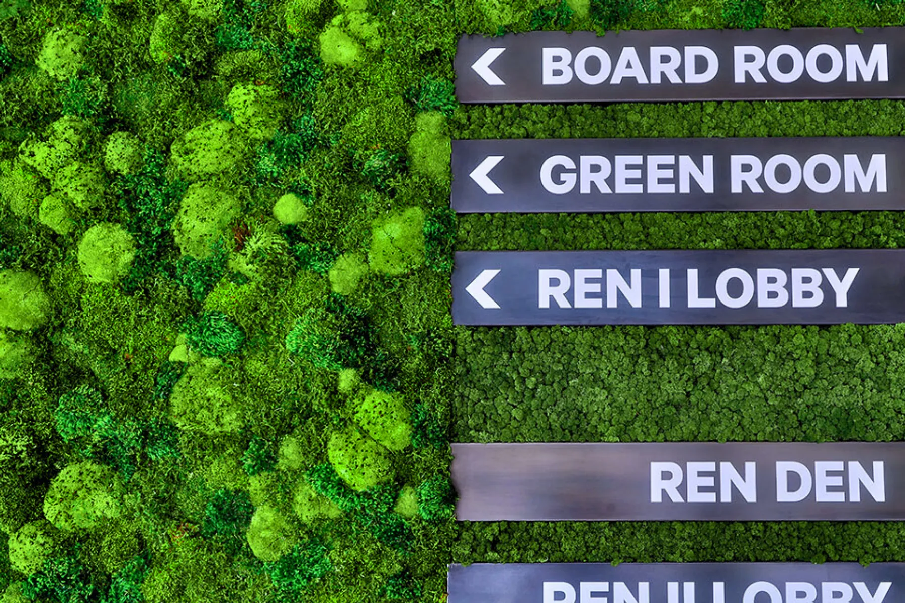 MossWallArt featured at Renaissance Phoenix Hotel